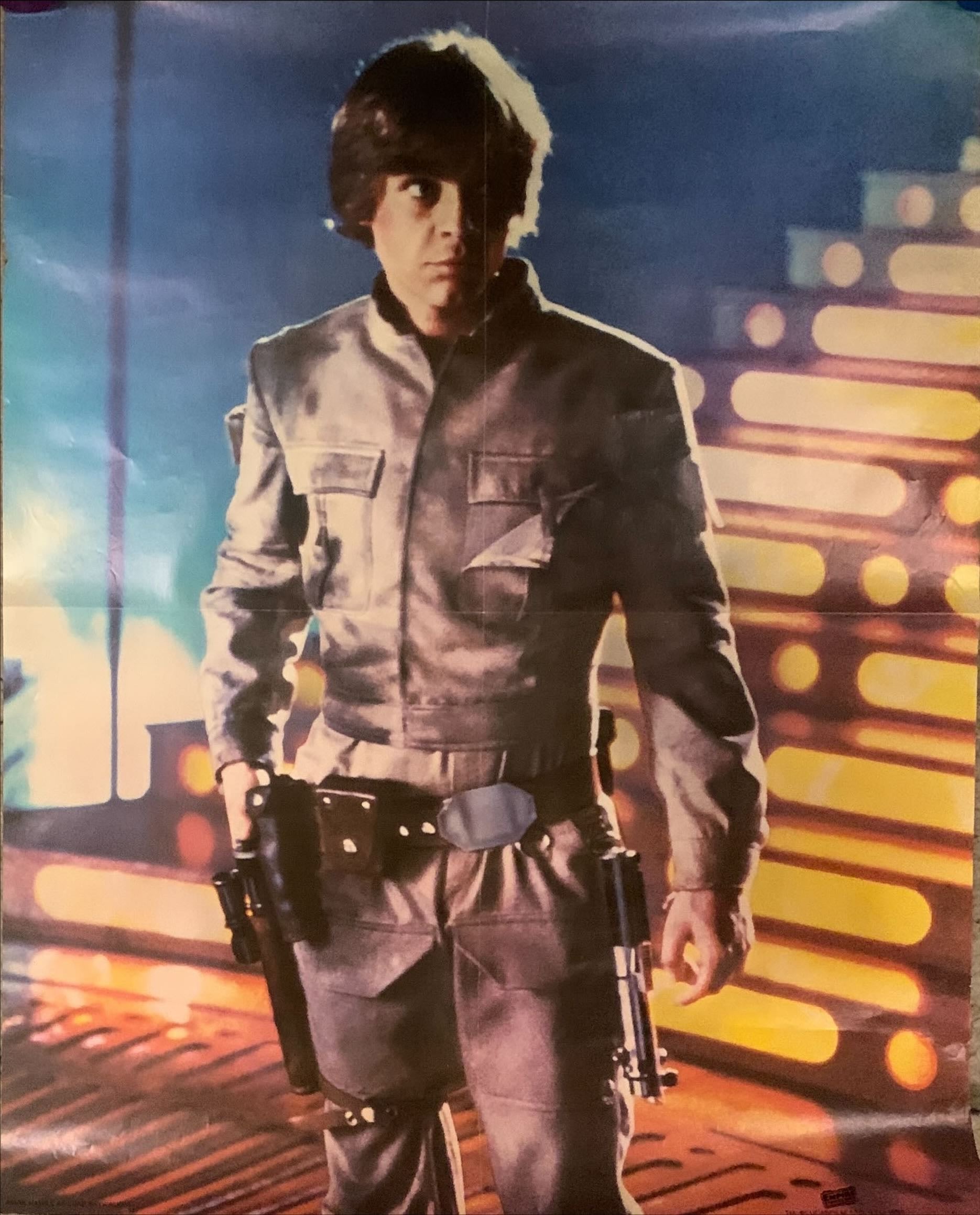 Empire Strikes Back 22x28 special poster 1980 Star Wars, full-length Luke Skywalker