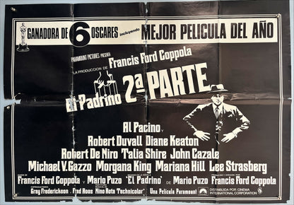 The Godfather Part II (1974) – Original Spanish Half-Sheet Movie Poster (70x50 cm) | Francis Ford Coppola | Al Pacino, Robert De Niro | Paramount Pictures