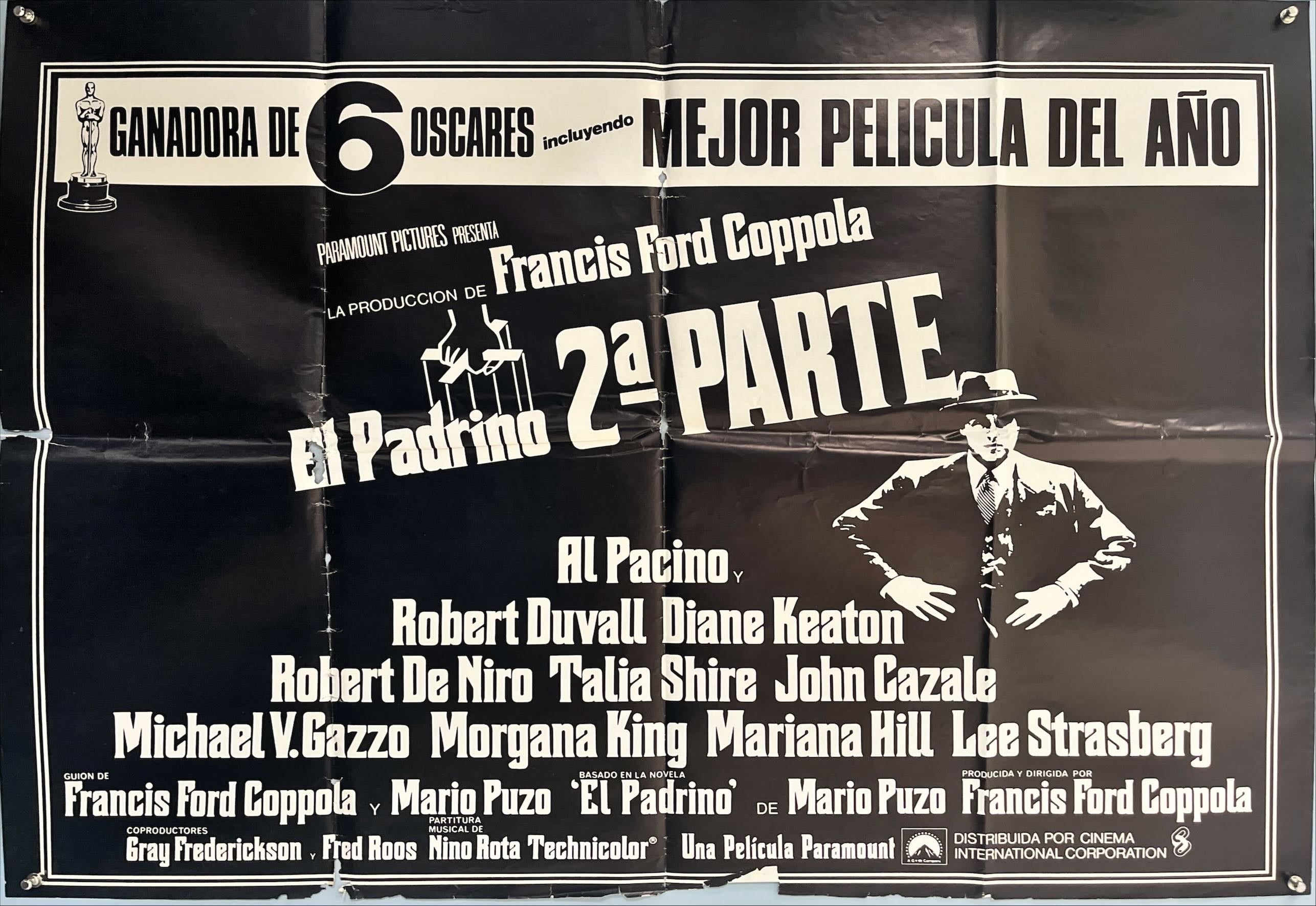 THE GODFATHER PART II (1974) – Original Spanish Half Sheet Poster (70x50 cm)