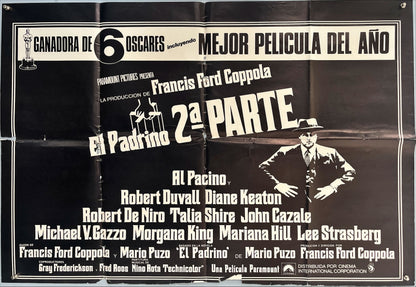 The Godfather Part II (1974) Original Spanish Half-Sheet Poster (70 x 50 cm) – Directed by Francis Ford Coppola