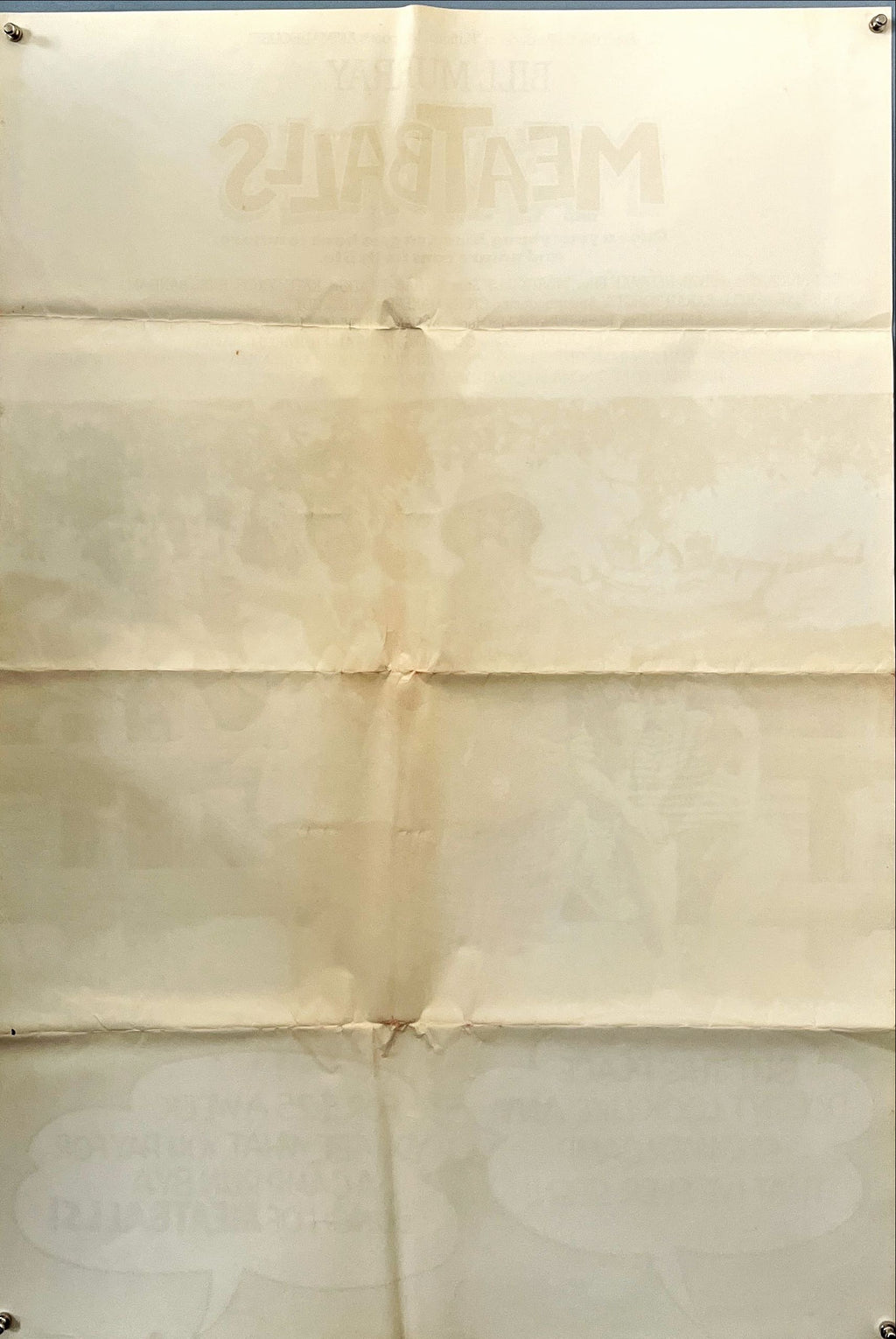 MEATBALLS (1979) – Original U.S. One Sheet Movie Poster (27x41”) “Speech Bubble Style” – Rare First Release Variant