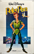 PETER PAN (1953 / R1982) – Original U.S. One Sheet Movie Poster (27 x 41 in) Walt Disney Animated Classic | Technicolor | Buena Vista Re-Release