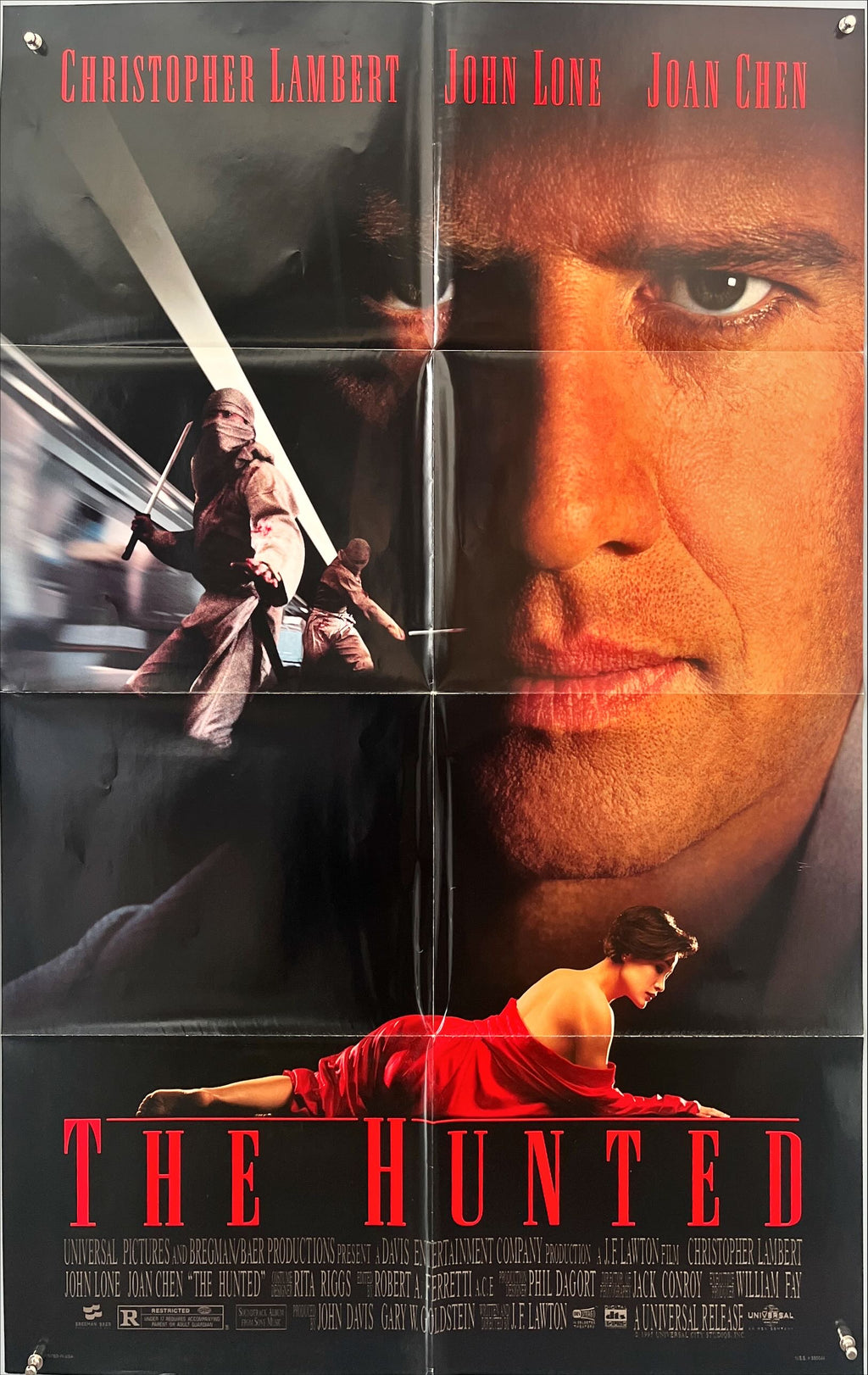 The Hunted (1995) – Original US One Sheet Poster – 27x40 inches – Folded – NM Condition