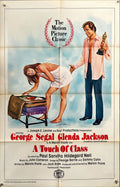 A Touch of Class (1973) – Original U.S. One-Sheet Movie Poster | Illustrated Art | Glenda Jackson & George Segal