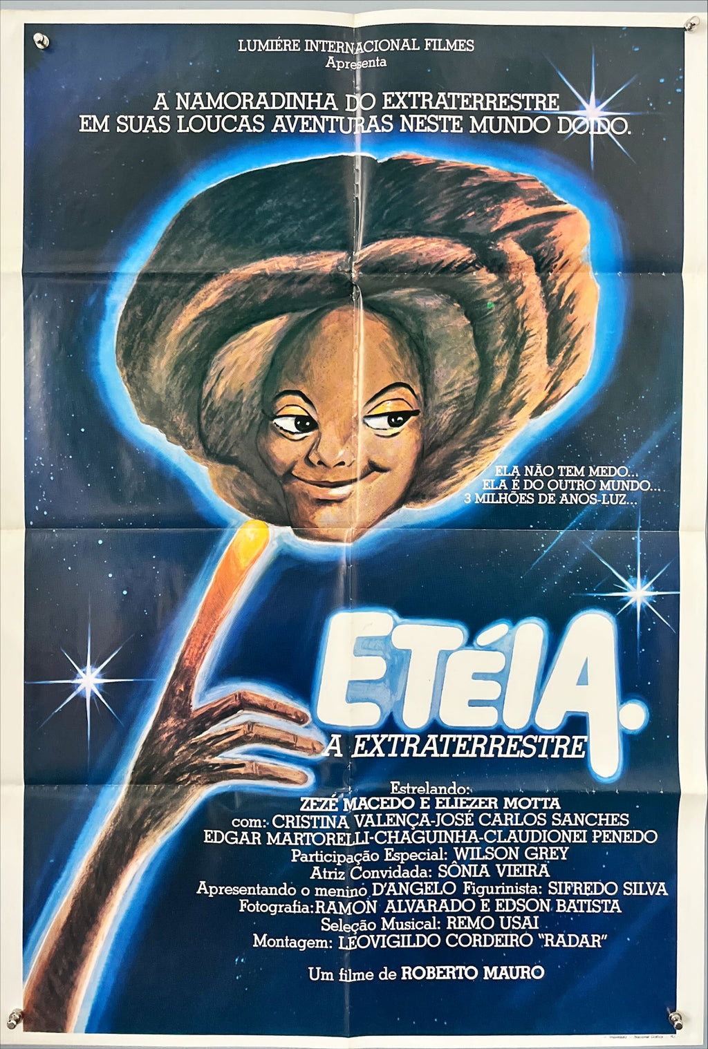 Etéia: A Extraterrestre (1983) – Original Brazilian 1-Sheet Poster