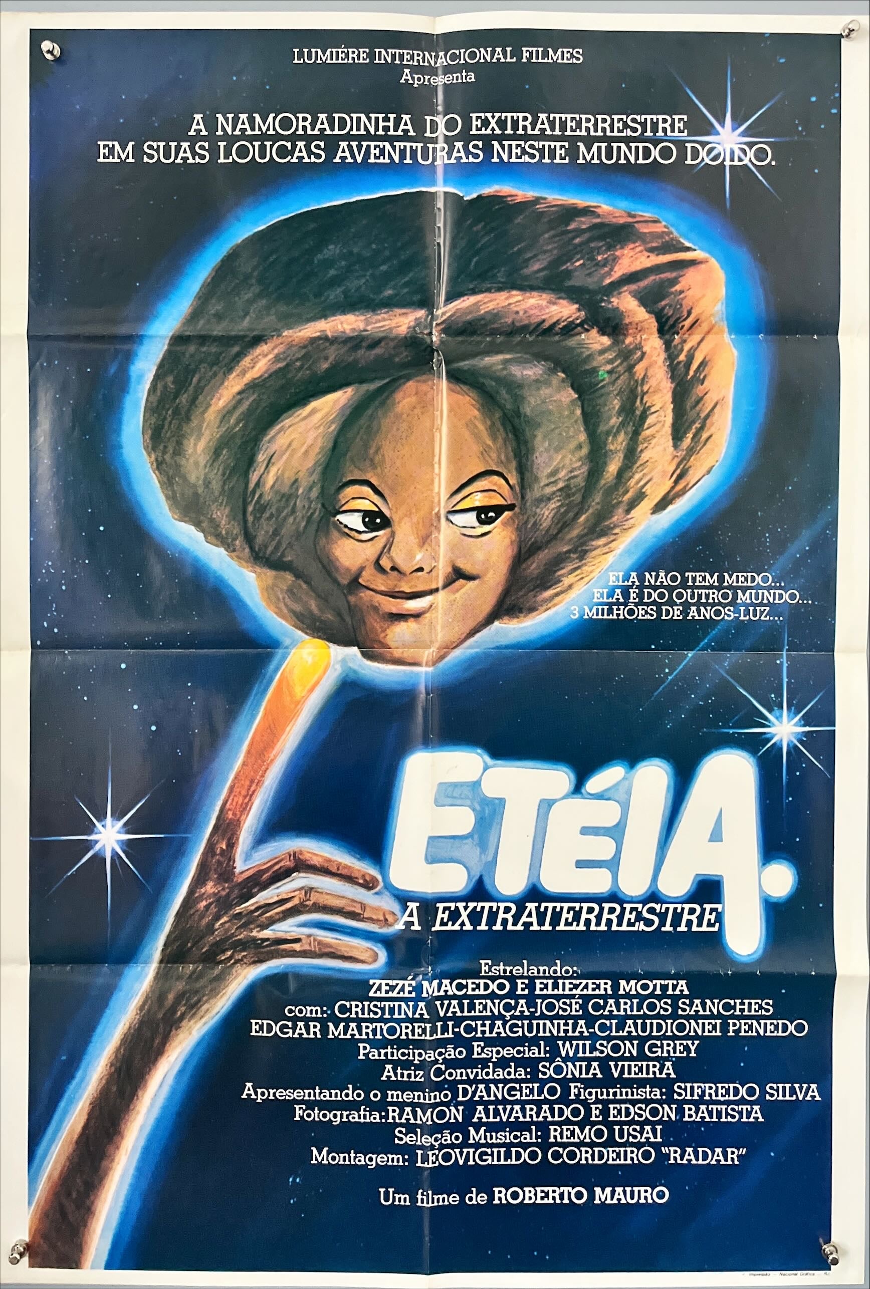 Etéia: A Extraterrestre (1983) – Original Brazilian 1-Sheet Poster