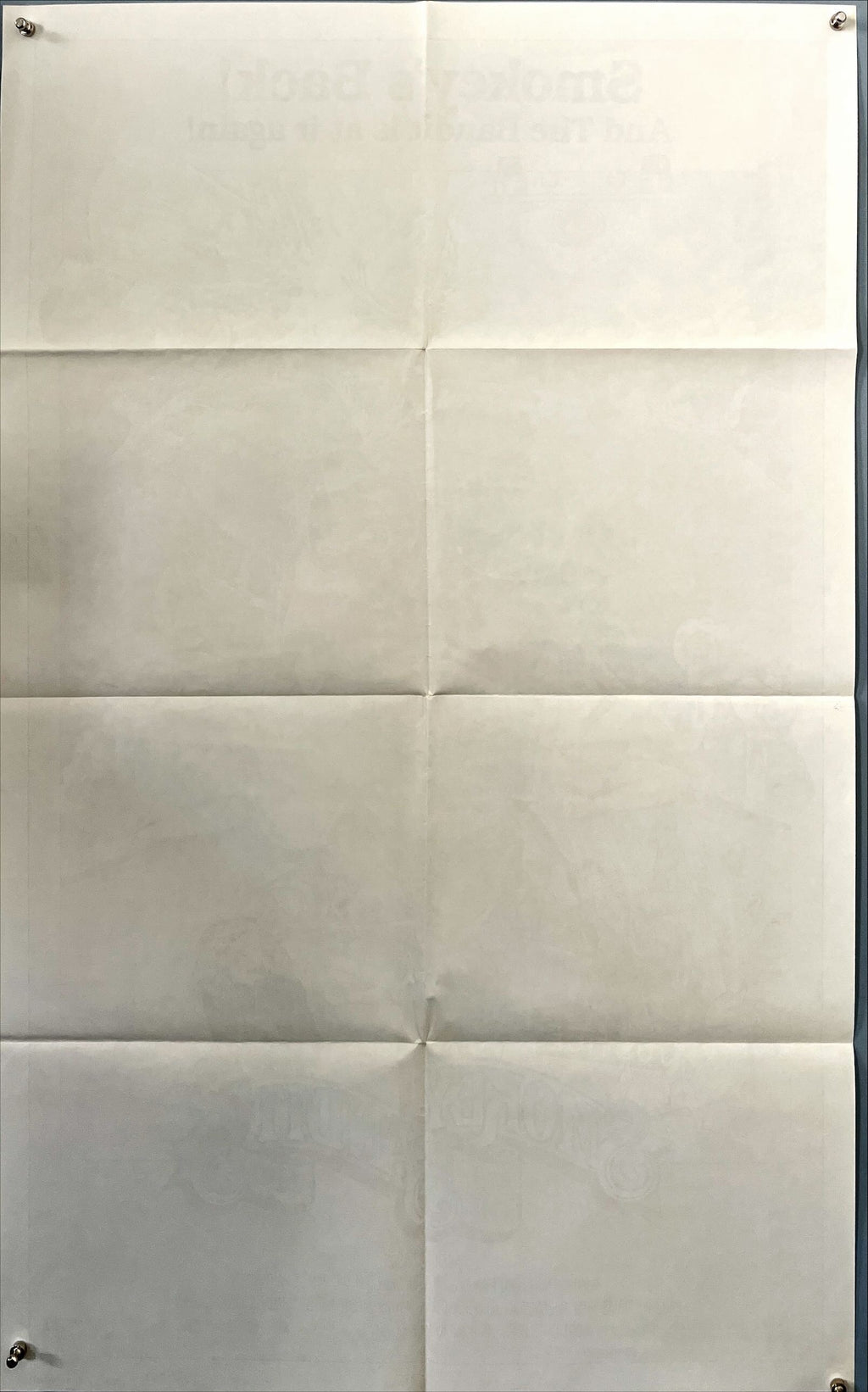 Original 1983 “Smokey and the Bandit Part 3” One Sheet Movie Poster (U.S.) – Folded