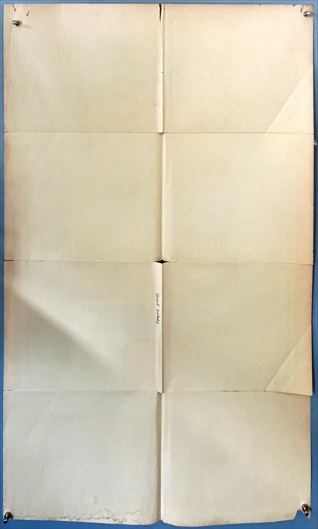 THE GREAT GATSBY – Original 1974 U.S. One Sheet Poster (27” x 41”)