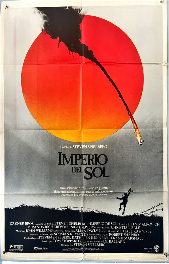 Empire of the Sun (Imperio del Sol) – Original Argentine One Sheet Movie Poster (1987)