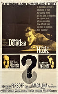 The Hook (1963) Original U.S. One Sheet Movie Poster – Kirk Douglas, WWII Psychological Drama, Folded Columbia Pictures Release