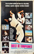 Duelo de Campeones (c.1980s) Original Mexican One Sheet Movie Poster – The Strongest Karate, Martial Arts Action Film