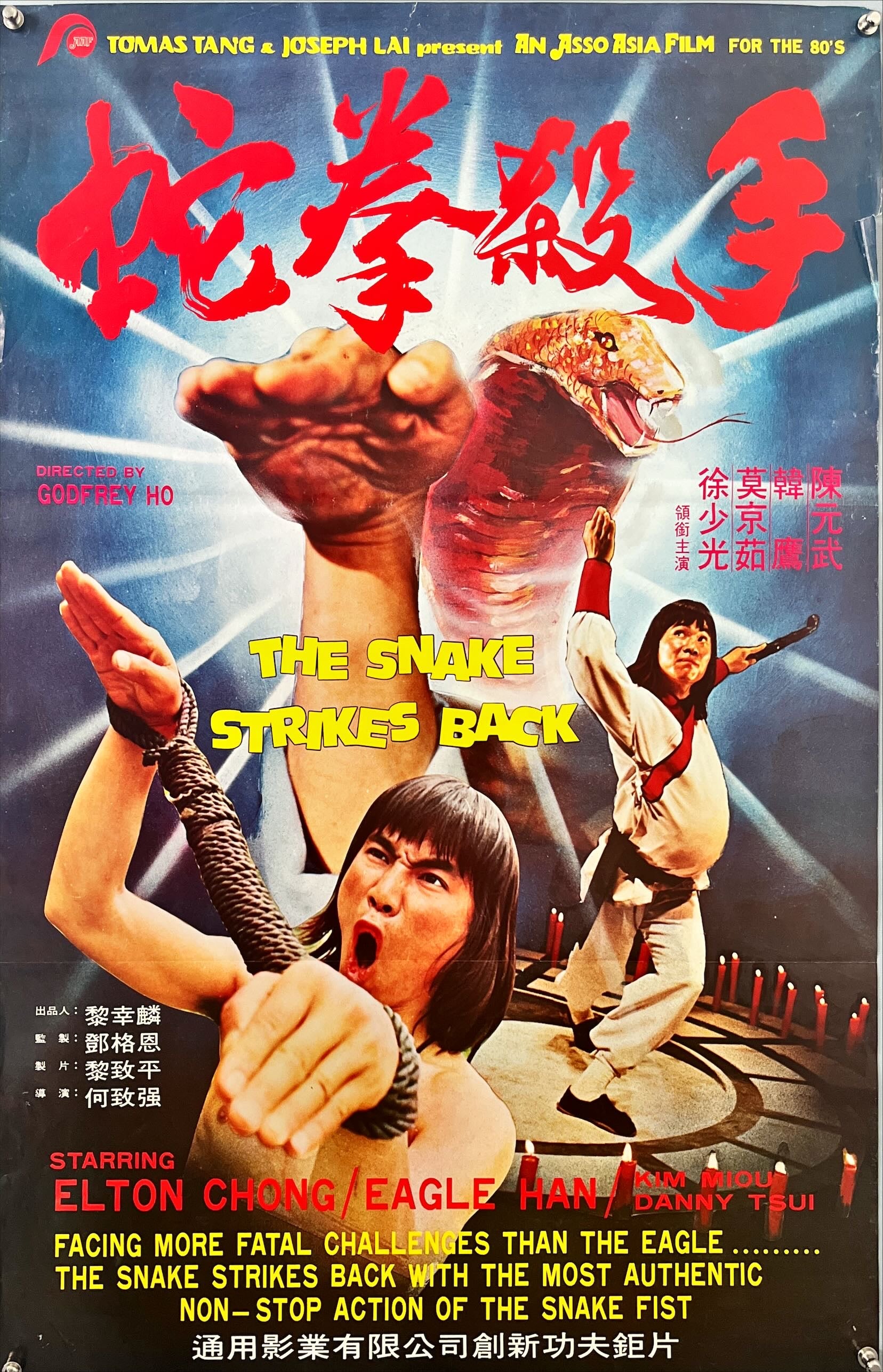 The snake strikes back (1982) Chinese Movie Poster