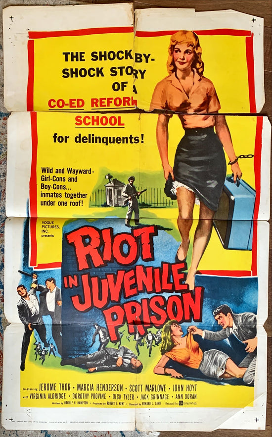 Riot in juvenile prison, 1959 co-ed reform school for delinquents, great artwork