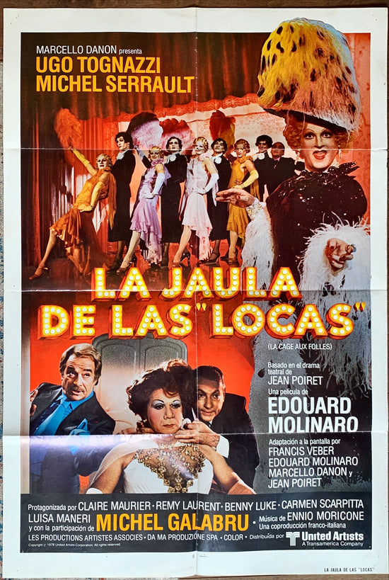 La Cage Aux Folles Spanish, 1sh 1979 Ugo Tognazzi