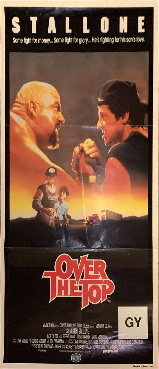 Over the Top,Aust daybill 1987 trucker Sylvester Stallone