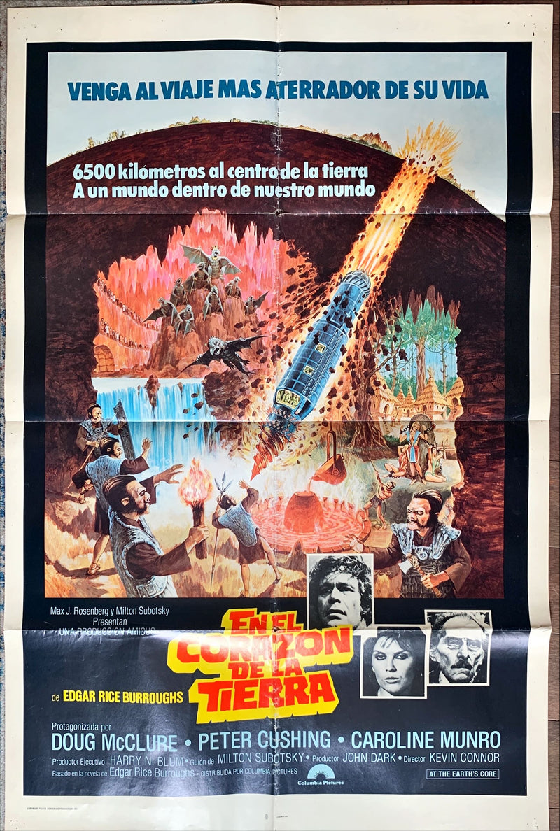 At the Earth's Core 1976 Edgar Rice Burroughs, Caroline Munro, Peter Cushing