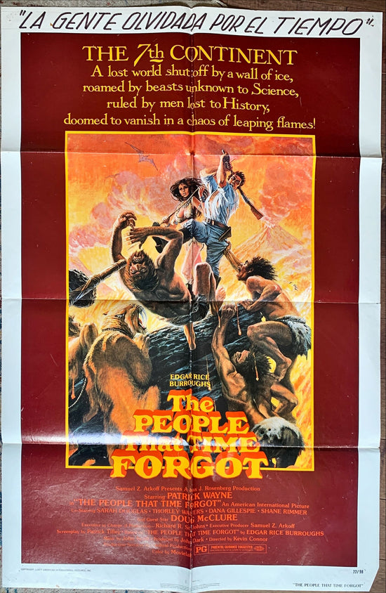 People that time forgot,1977 Edgar Rice Burroughs, a lost continent shut off by ice