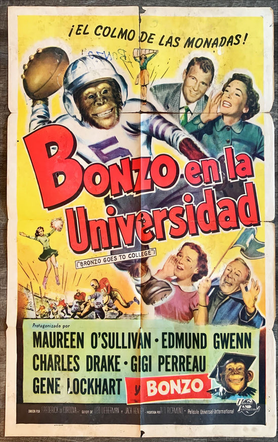 Bonzo goes to college (1952) Original One sheet poster