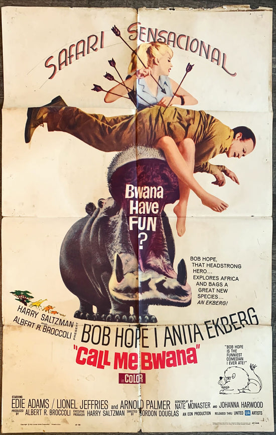 Call me Bwana (1963) Bob Hope