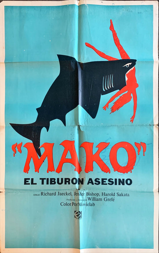 Mako Killer Shark (1976) One Sheet Movie Poster - SPAN