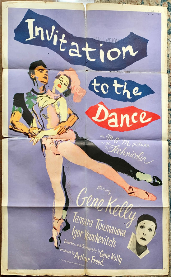 Invitation to the dance, 1sh 1956 great art of Gene Kelly dancing with Tamara Toumanova