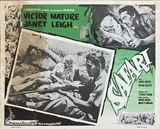 Safari, Janet Leigh Mexican Lobby Card