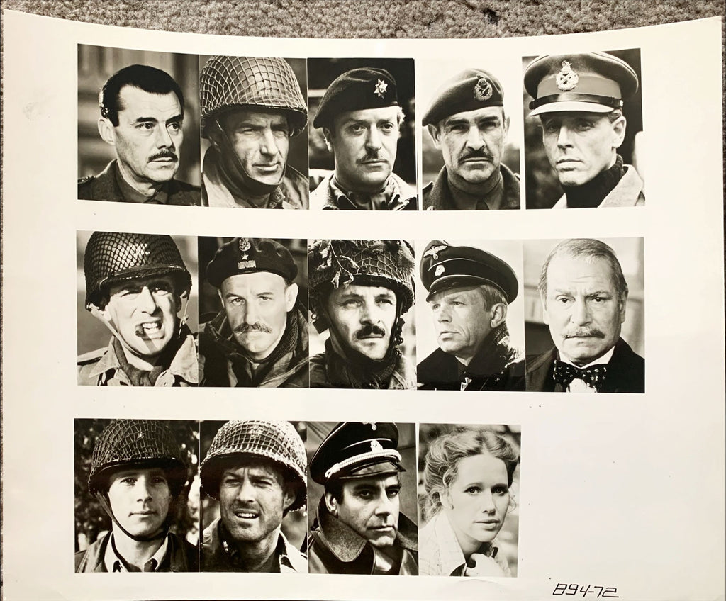 A Bridge too far bundle: Spanish/English Pressbook and trade ad, '77 Michael Caine, Sean Connery