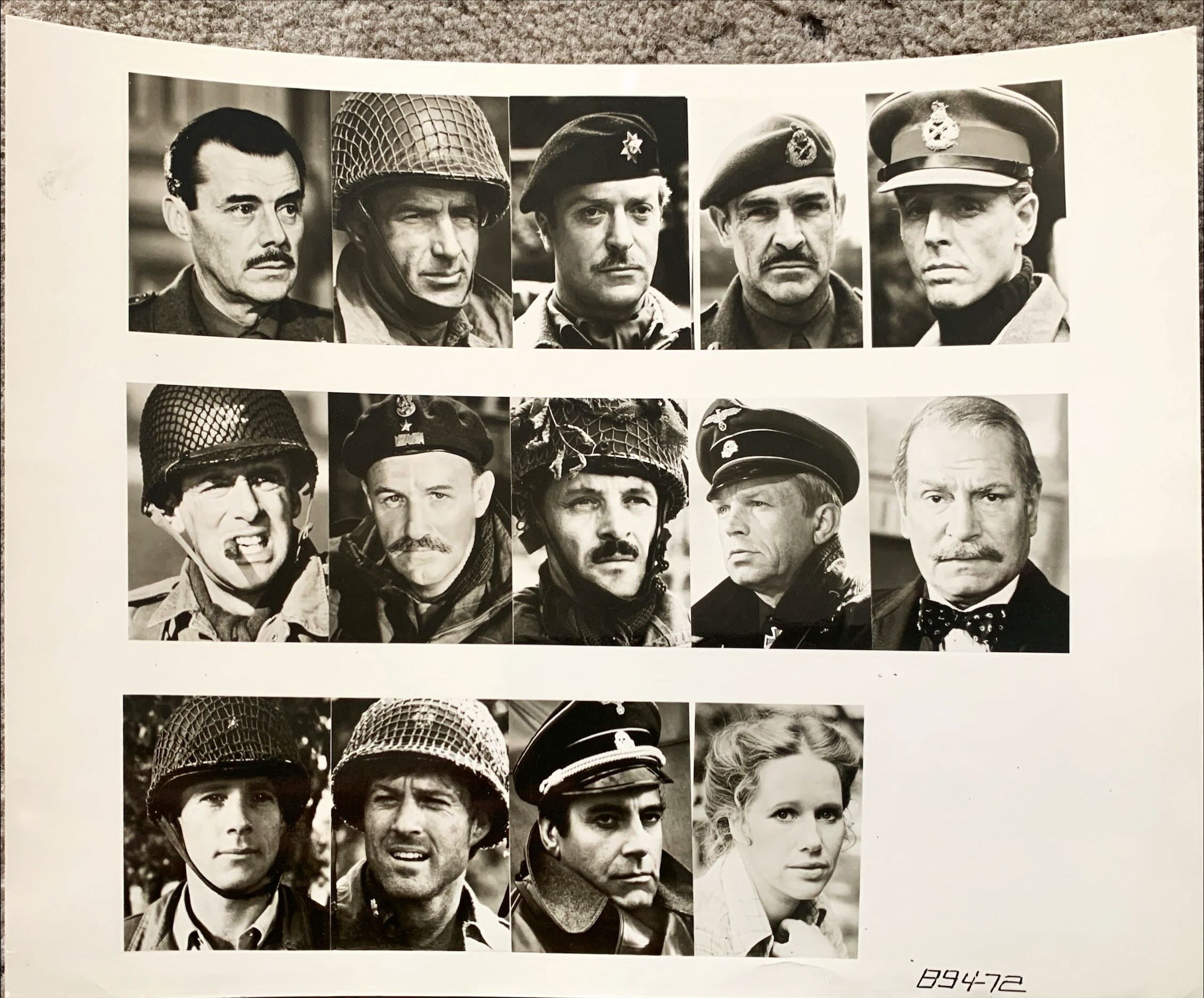 A Bridge too far bundle: Spanish/English Pressbook and trade ad, '77 Michael Caine, Sean Connery