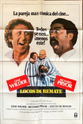 Stir crazy, int'l spanish 1sh 1980 Gene Wilder & Richard Pryor in chicken suits, directed by Sidney Poitier