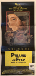 Young Sherlock Holmes, renamed Pyramid of Fear Aust daybill 1985 Steven Spielberg, Nicholas Rowe, cool detective art