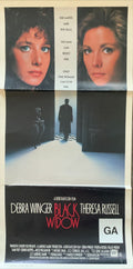 Black Widow, Aust daybill '87, Debra Winger & Theresa Russell