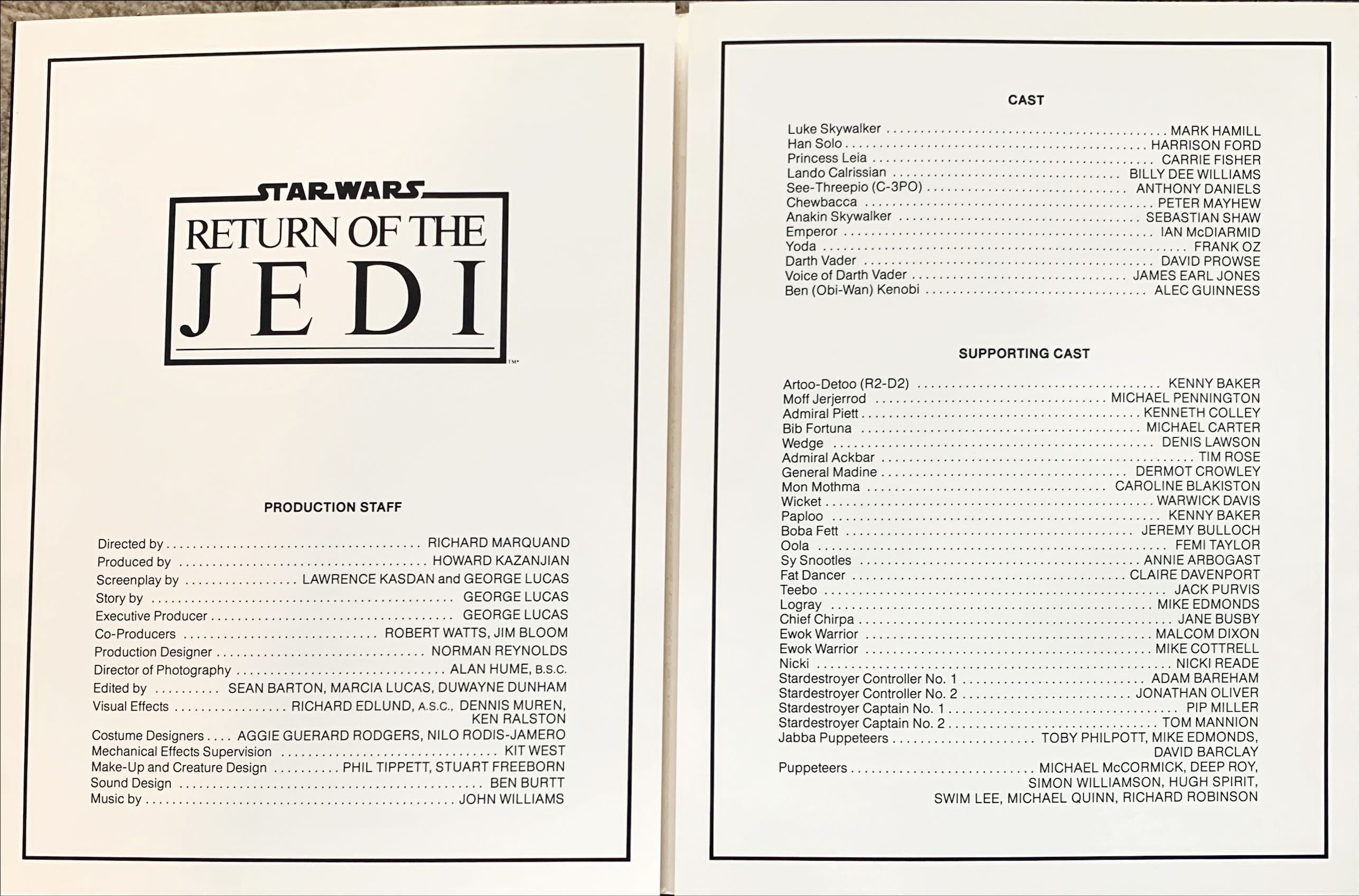 Movie paper ephemera bundle, Star Wars, Bond, Dark Crystal, Omen