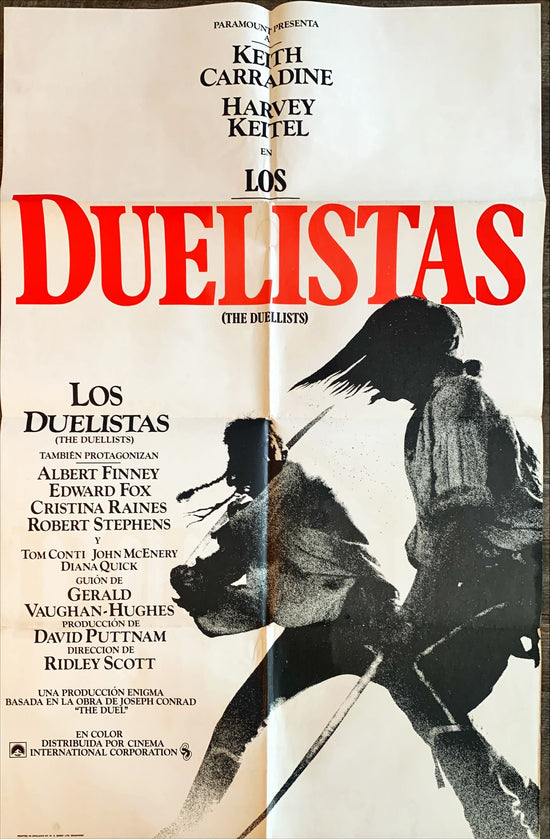 The Duelists,  Original English Movie Poster,1977 Ridley Scott