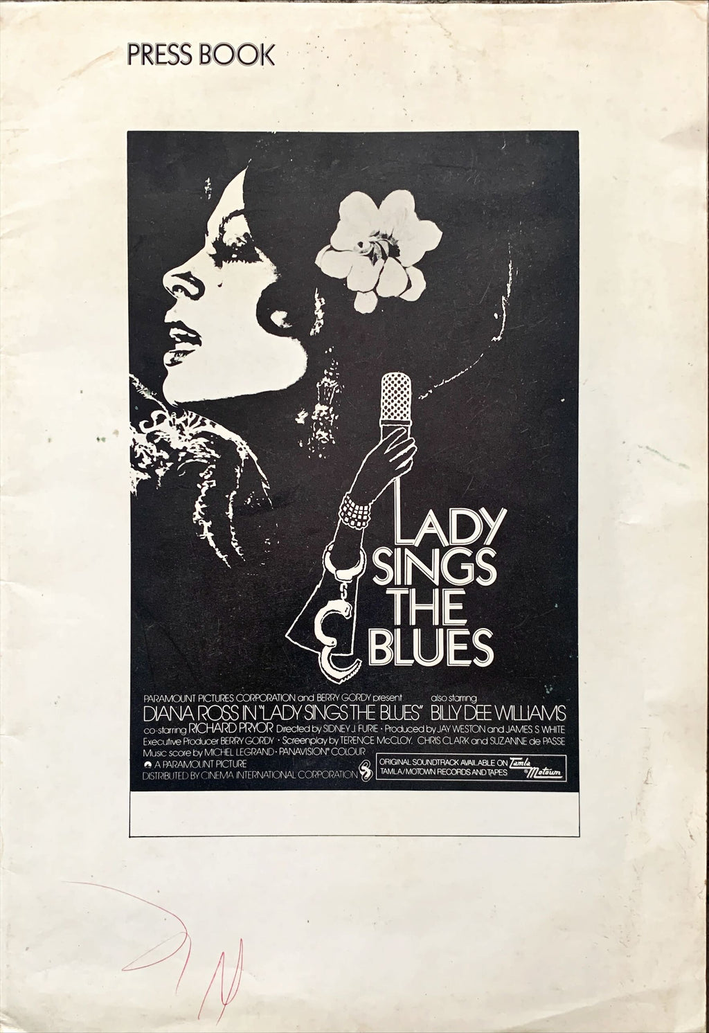 Lady sings the blues press book '72 Diana Ross in her film debut