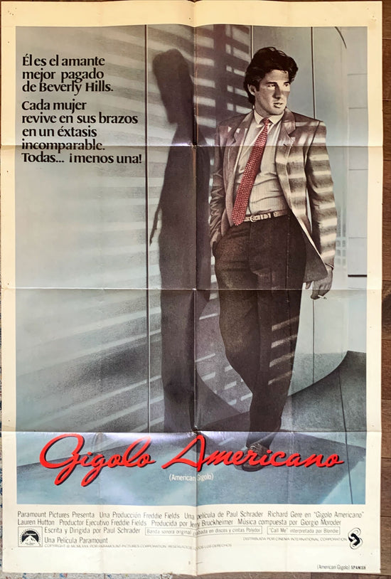 American Gigolo, spanish int&