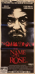 The Name of the Rose, Aust daybill '86 Der Name der Rose, great art of Sean Connery as monk