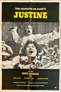 Justine  1sh '77, Original English One Sheet ;poster, Koo Stark