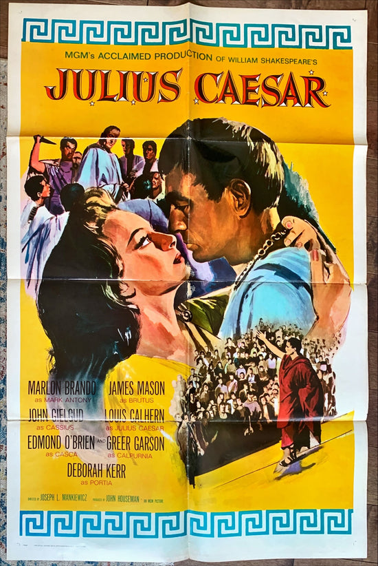 Julius Caesar, 1sh R69 Marlon Brando, James Mason & Greer Garson, Shakespeare