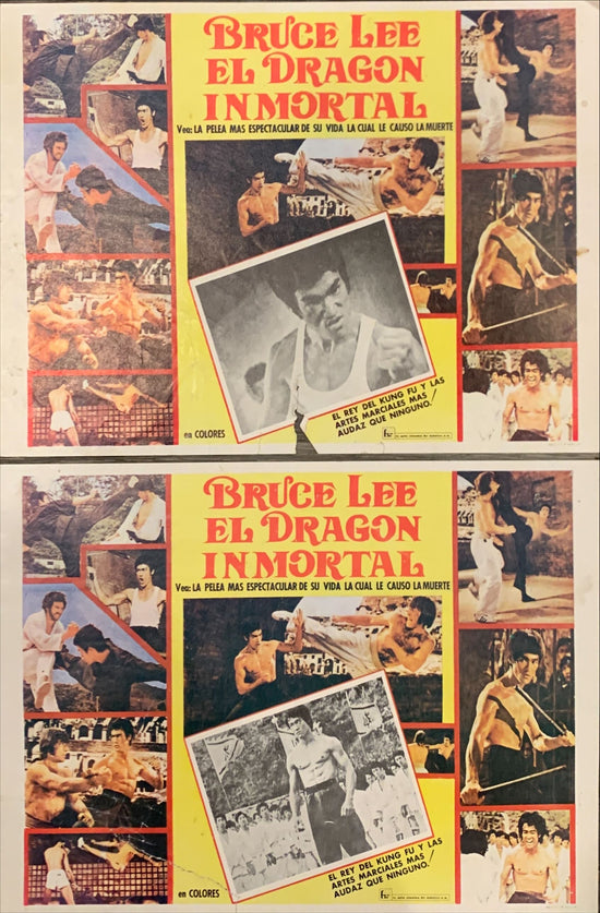 Bruce Lee: The Immortal Dragon, 2 Mexican Lobby Card,