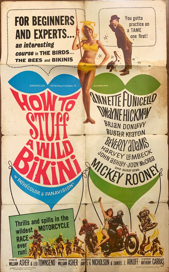 How to stuff a wild bikini, 1965 Annette Funicello, Buster Keaton