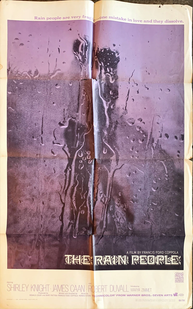 Rain People int'l 1sh 1969 Francis Ford Coppola original movie poster