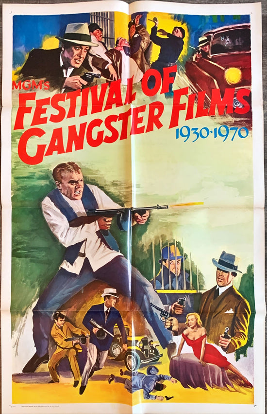 Festival of gangsters, 1970 original movie poster,