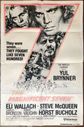 The Magnificent Seven, R1980 Yul Brynner, Steve McQueen, John Sturges' 7 Samurai
