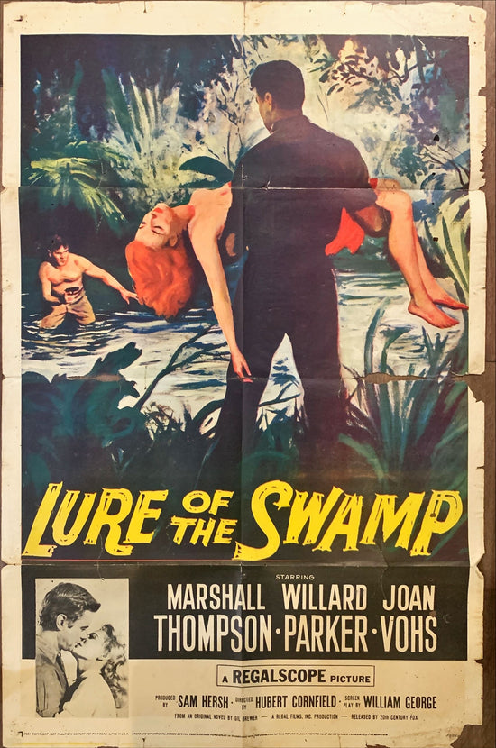 Lure of the swamp, 1957 two men & a super sexy woman find their destination is Hell