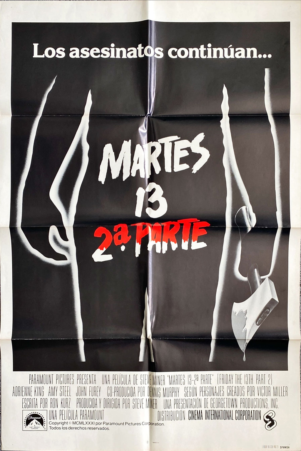 Friday the 13th Trilogy (Part I-3D; 1980-1982) One Sheet Movie Poster Bundle - INTL