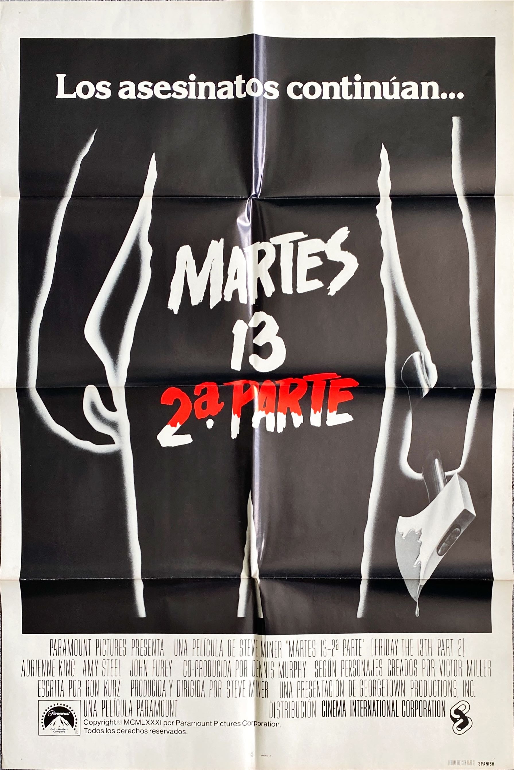 Friday the 13th Trilogy (Part I-3D; 1980-1982) One Sheet Movie Poster Bundle - INTL