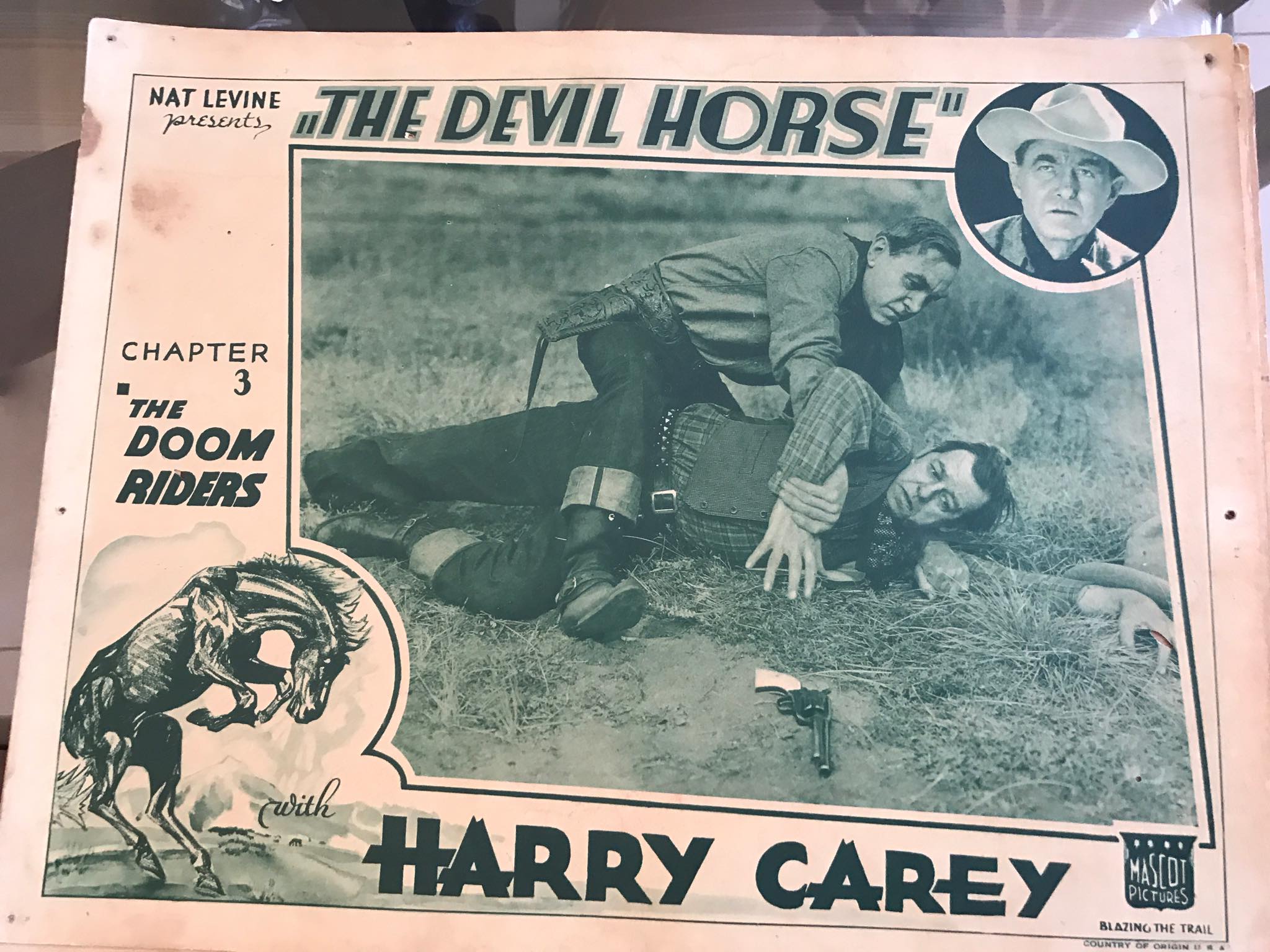 #847 DEVIL HORSE Serial Lobby Cards 1932 - PosterCollectors.xyz