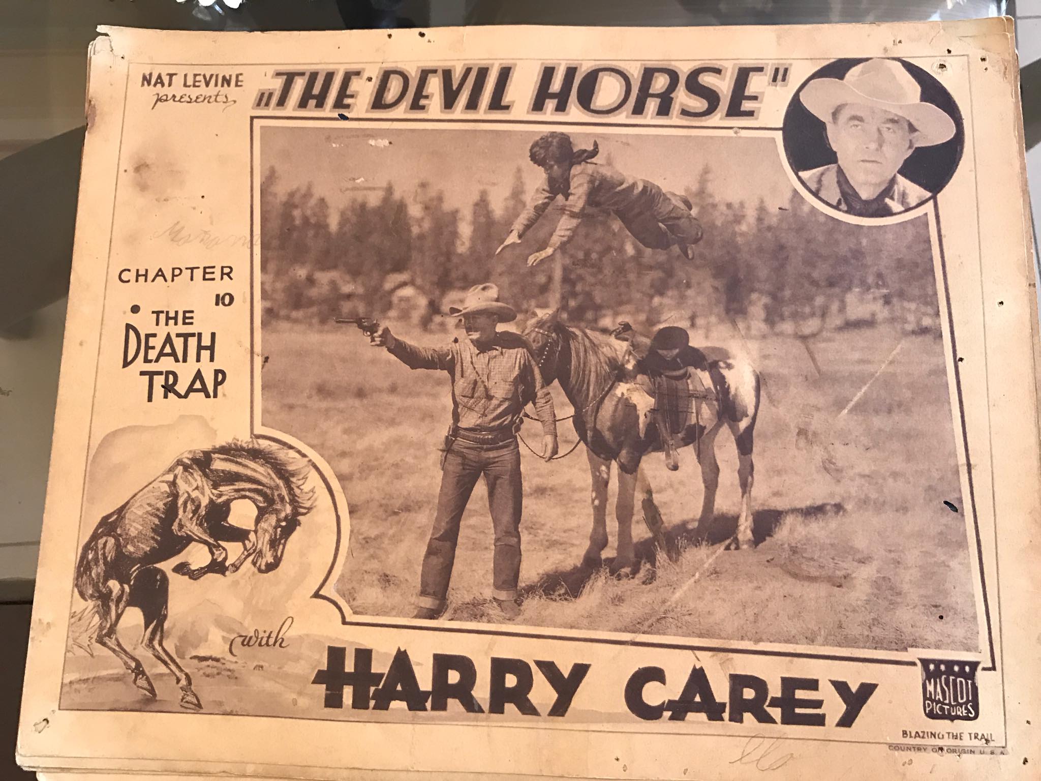 #847 DEVIL HORSE Serial Lobby Cards 1932 - PosterCollectors.xyz