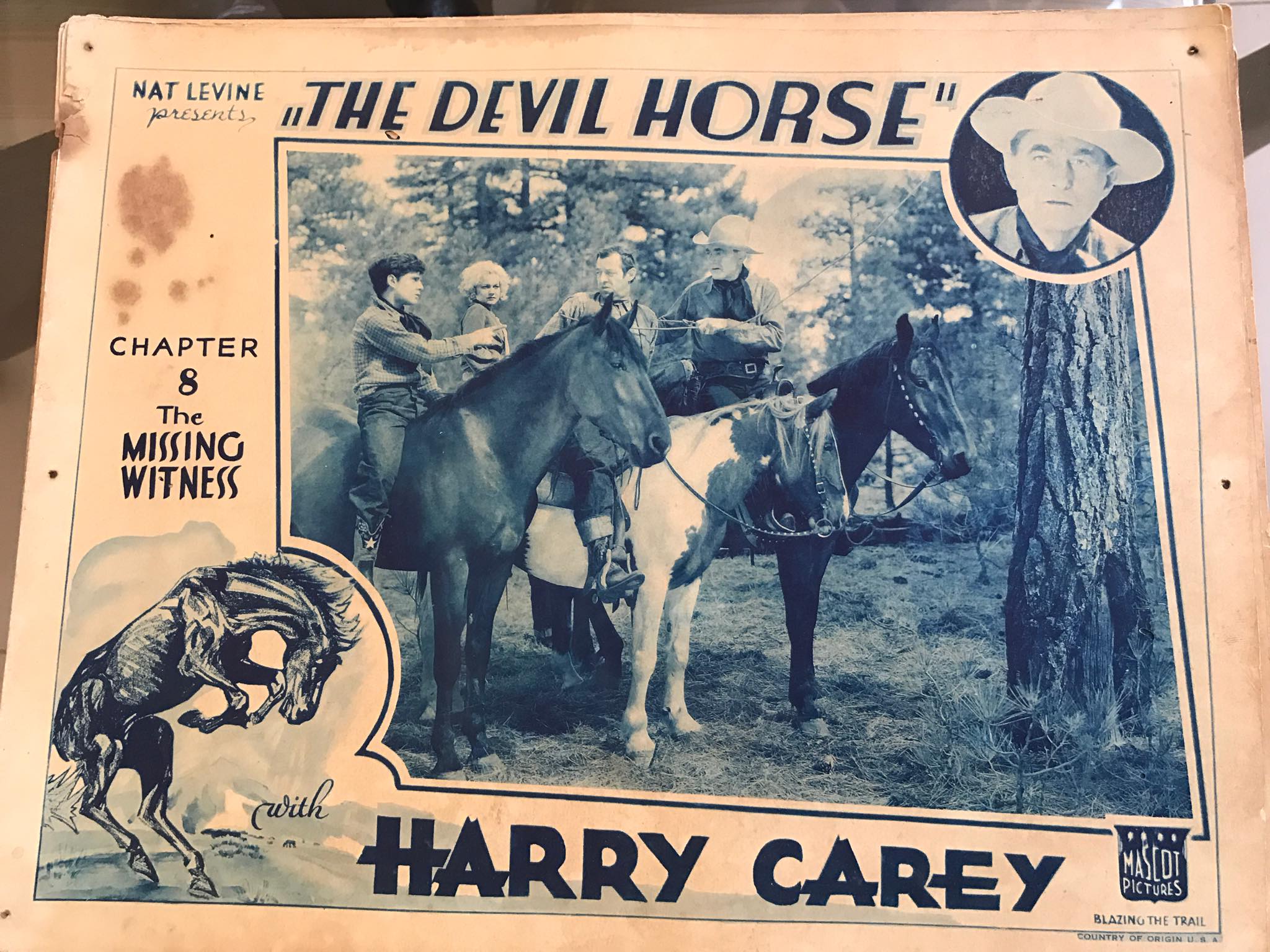 #847 DEVIL HORSE Serial Lobby Cards 1932 - PosterCollectors.xyz