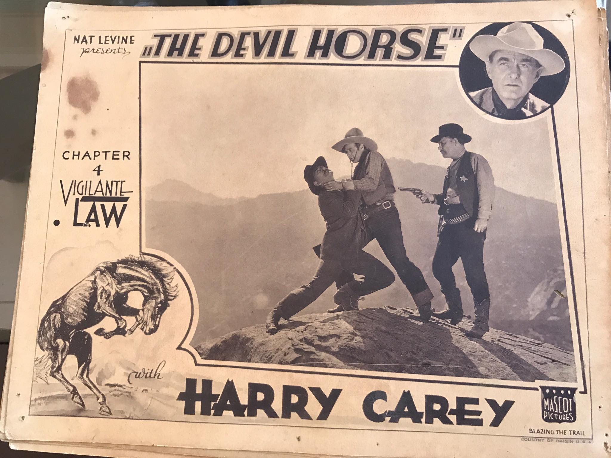 #847 DEVIL HORSE Serial Lobby Cards 1932 - PosterCollectors.xyz